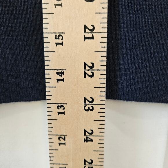 Dockers Women's Crewneck Sweater Classic Fit Dark Blue Size Medium - Picture 7 of 7